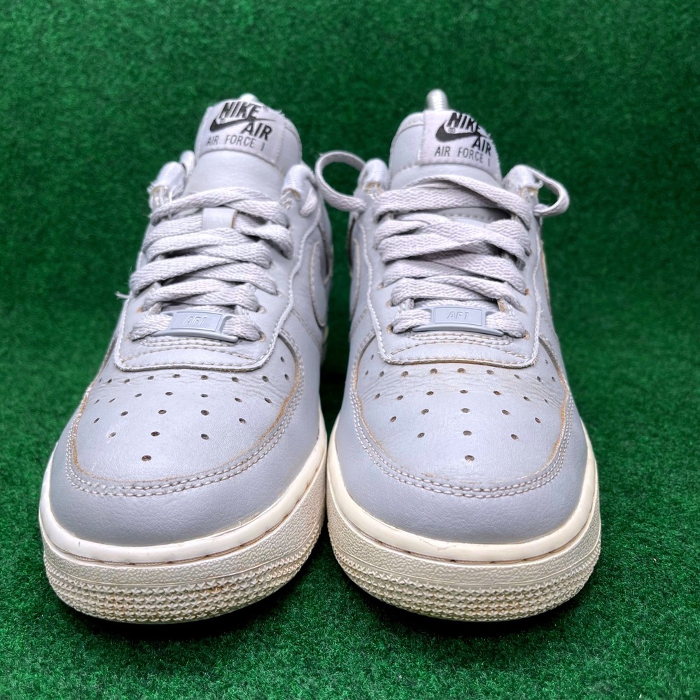 Nike Air Force 1 Low Custom Nike By You Light Blue Gray AQ3773-992 Kids 3.5Y - Picture 3 of 11